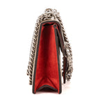 Gucci Dionysus Beige Red Supreme Canvas Suede Shoulder Bag — view 4