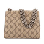Gucci Dionysus Beige Red Supreme Canvas Suede Shoulder Bag — view 5