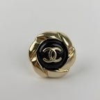 Chanel CC Logo Earrings Gold Vintage — view 5