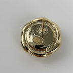 Chanel CC Logo Earrings Gold Vintage — view 9