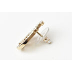 Chanel CC Mark Clover Motif Rhinestone — view 2