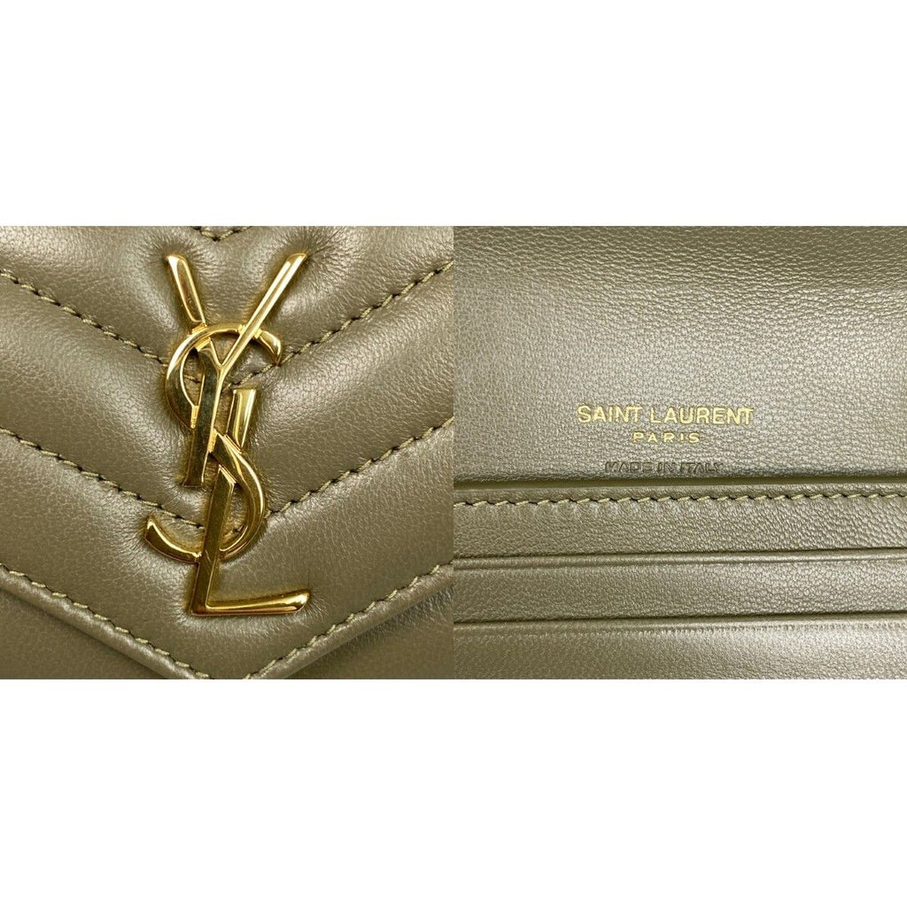 Saint Laurent Monogram YSL Cassandra Multi Wallet Trifold — view 9