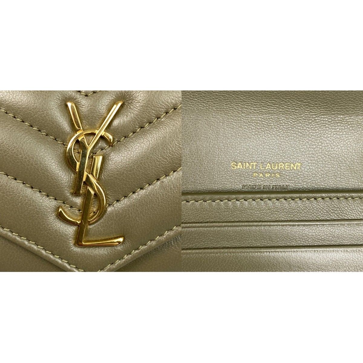 Saint Laurent Monogram YSL Cassandra Multi Wallet Trifold — view 9