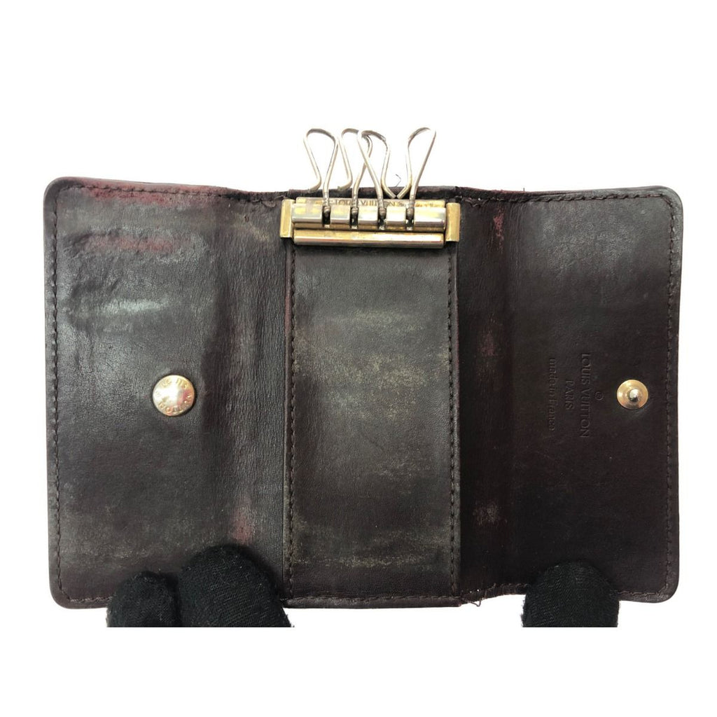 Louis Vuitton 4 key Case Monogram Vernis Multicles Amarant — view 3
