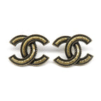 Chanel Metallic Coco Mark Abe557 A24 Gold Vintage Design — view 2