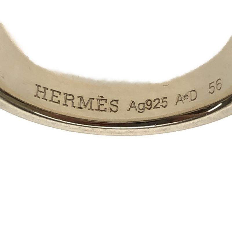 Hermes Collierd Chien GM Silver 925 Ring 56 Size 15 16.0 g Rings Accessories — view 3