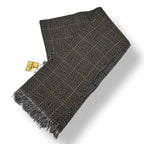 Fendi Scarf Zucca Pattern Wool Brown — view 2
