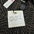 Fendi Scarf Zucca Pattern Wool Brown — view 4