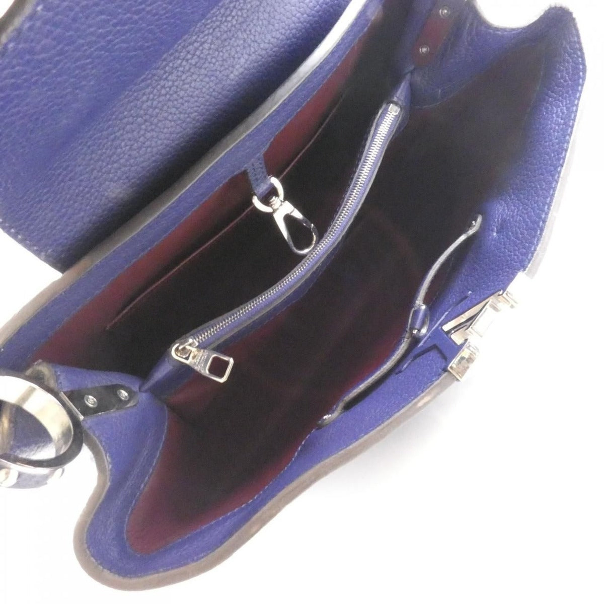 Louis Vuitton Capucines Bag Blue Indigo — view 8
