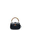 Gucci Bamboo Shoulder Bag 2-Way 000 2046 Black Leather