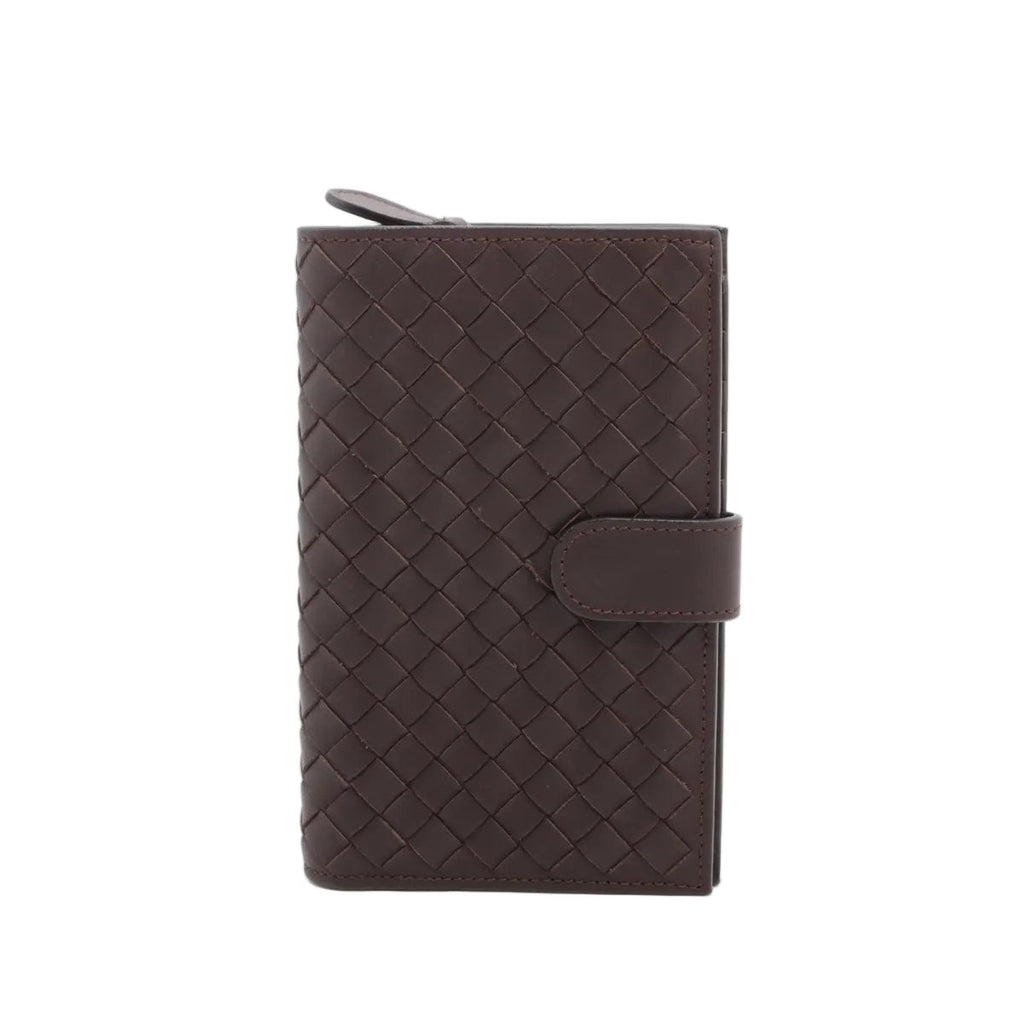 Bottega Veneta Intrecciato Leather Bifold Wallet Brown