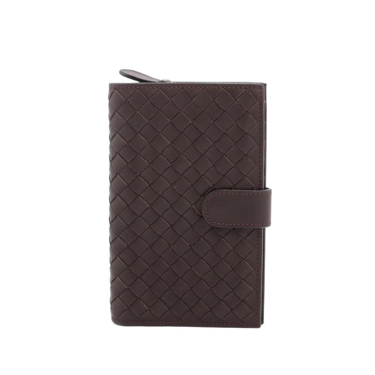 Bottega Veneta Intrecciato Leather Bifold Wallet Brown