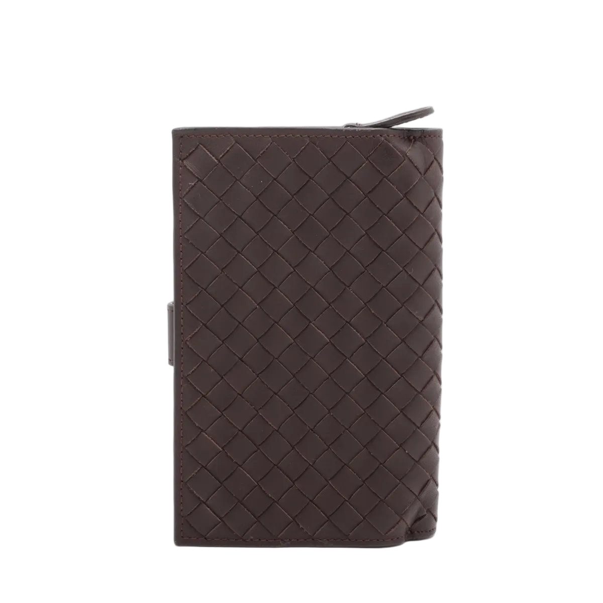 Bottega Veneta Intrecciato Leather Bifold Wallet Brown — view 2