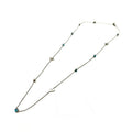 Gucci Necklace Blue Topaz Heart in SV 925 Silver