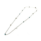 Gucci Necklace Blue Topaz Heart in SV 925 Silver