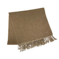 Hermes Recto Verso Cashmere Brown Beige Scarf Shawl Logo
