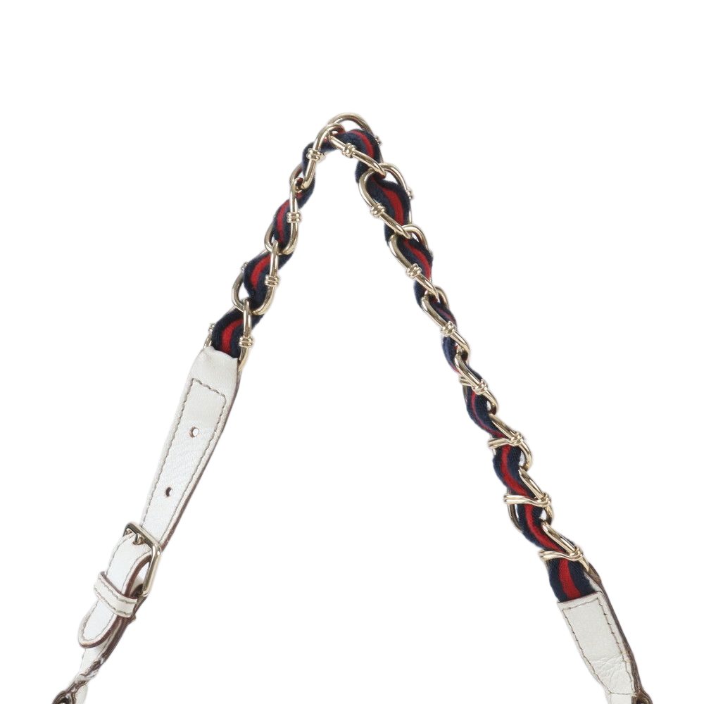 Gucci Sherry Line Leather Chain Shoulder Bag Tote — view 2