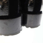 Chanel 21 a Cocomer Cles Lace-Up Boots with Pearls Black 38 — view 8