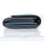 Christian Dior Foldable Long Wallet Light Blue — view 3