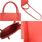 Hermes Bolide 31 Rose Jaipur Silver Epsom 2-Way Shoulder Bag — view 4