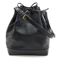 Louis Vuitton Epi Noe Shoulder Bag Semi Drawstring Noir