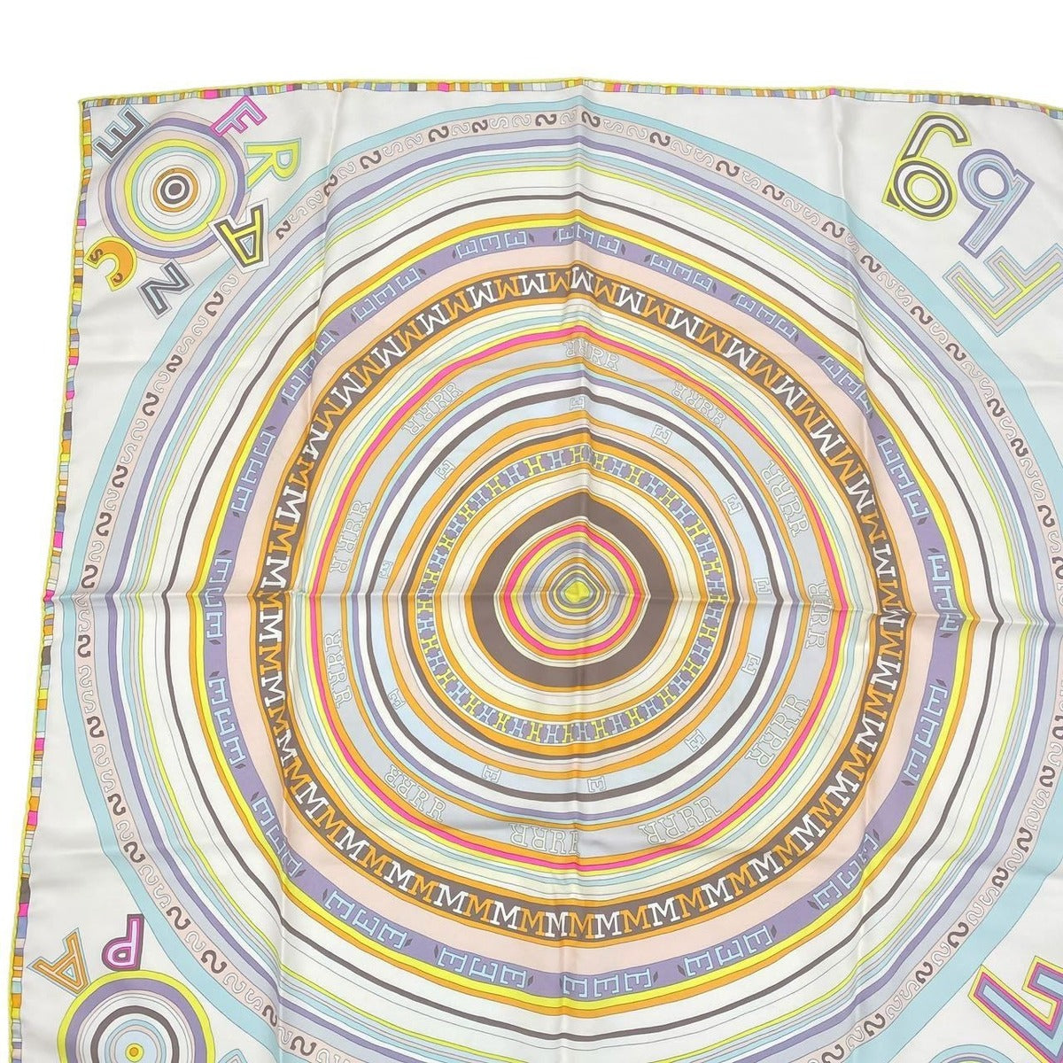 Hermes Scarf Silk Carre 90 France Paris 24 Fbg Multicolor — view 2