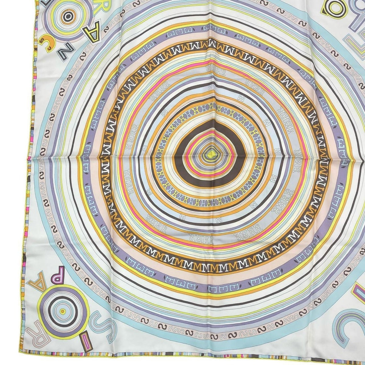 Hermes Scarf Silk Carre 90 France Paris 24 Fbg Multicolor — view 4