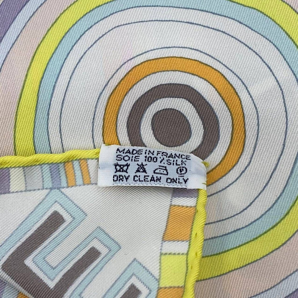 Hermes Scarf Silk Carre 90 France Paris 24 Fbg Multicolor — view 7