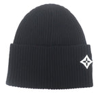 Louis Vuitton Beanie LV Headline Wool Hat Knit Cap Black — view 7