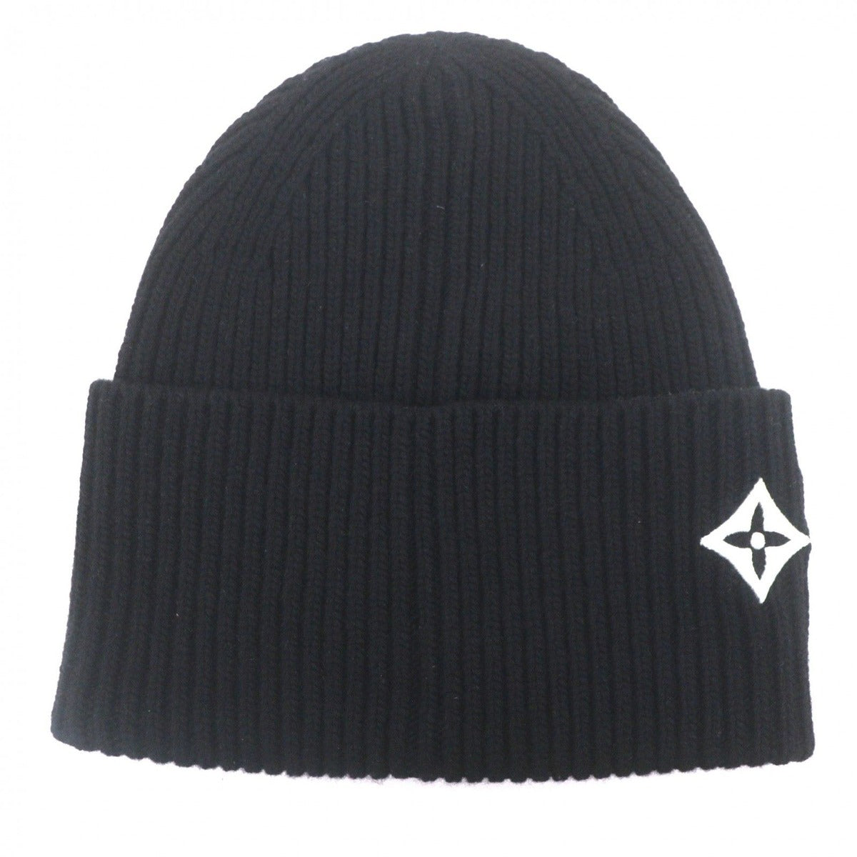 Louis Vuitton Beanie LV Headline Wool Hat Knit Cap Black — view 7