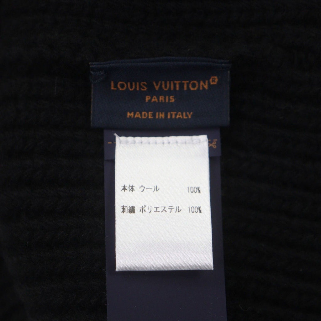 Louis Vuitton Beanie LV Headline Wool Hat Knit Cap Black — view 9