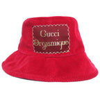 Gucci Orgasmique Corduroy Fedora Hat Bucket L Size 59