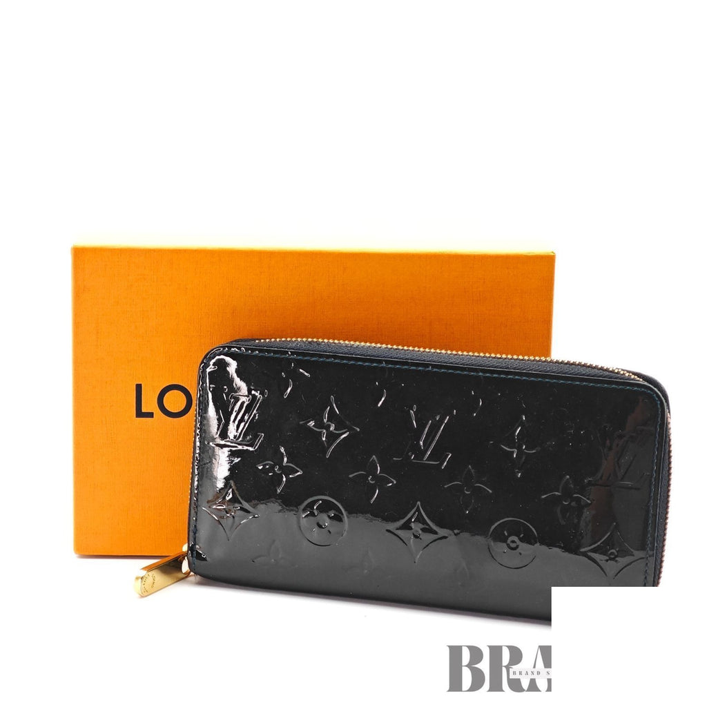 Louis Vuitton Vernis Zippy Wallet Black