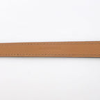 Hermes Leather Bracelet Trench Black Silver Hardware Size T5 — view 5