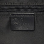 Gucci Shoulder Bag Bamboo 000 Black Canvas Leather 2-Way — view 4