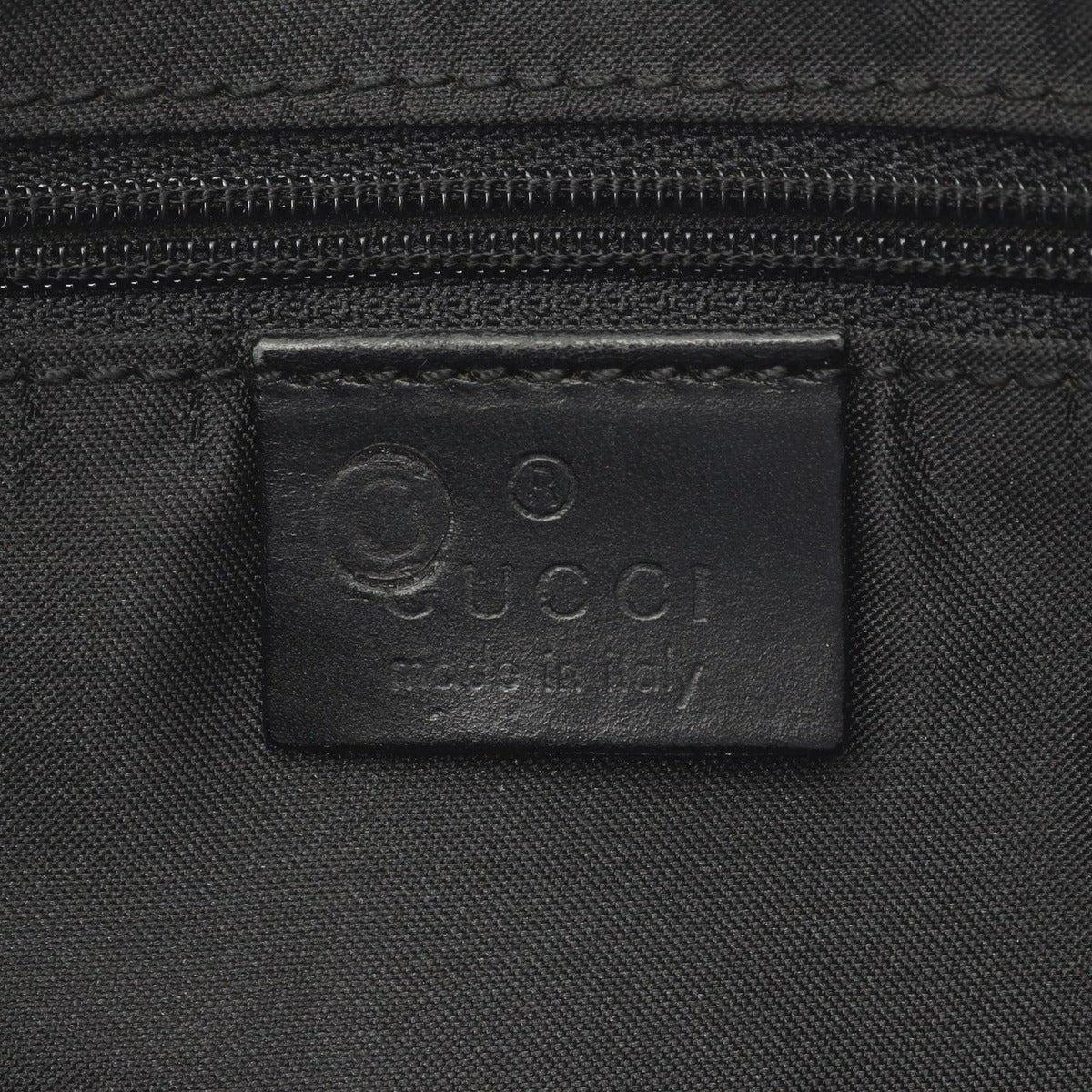 Gucci Shoulder Bag Bamboo 000 Black Canvas Leather 2-Way — view 4