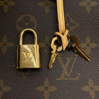 Louis Vuitton Monogram Lockit MM Bag — view 4