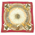 Hermes Carre 90 Scarf Amours Love Amore Red Flower Marguerite