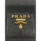 Prada Bifold Long Wallet 1 M1132 Saffiano Leather Ribbon Nero Black 2589 — view 7