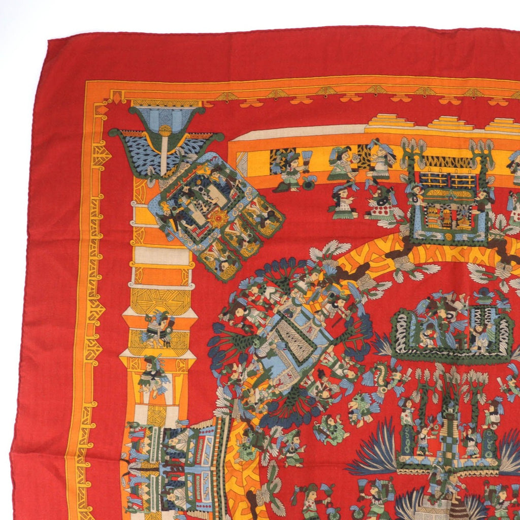 Hermes Carre Astres Et Soleils Celestial Bodies and the Sun Cashmere — view 2