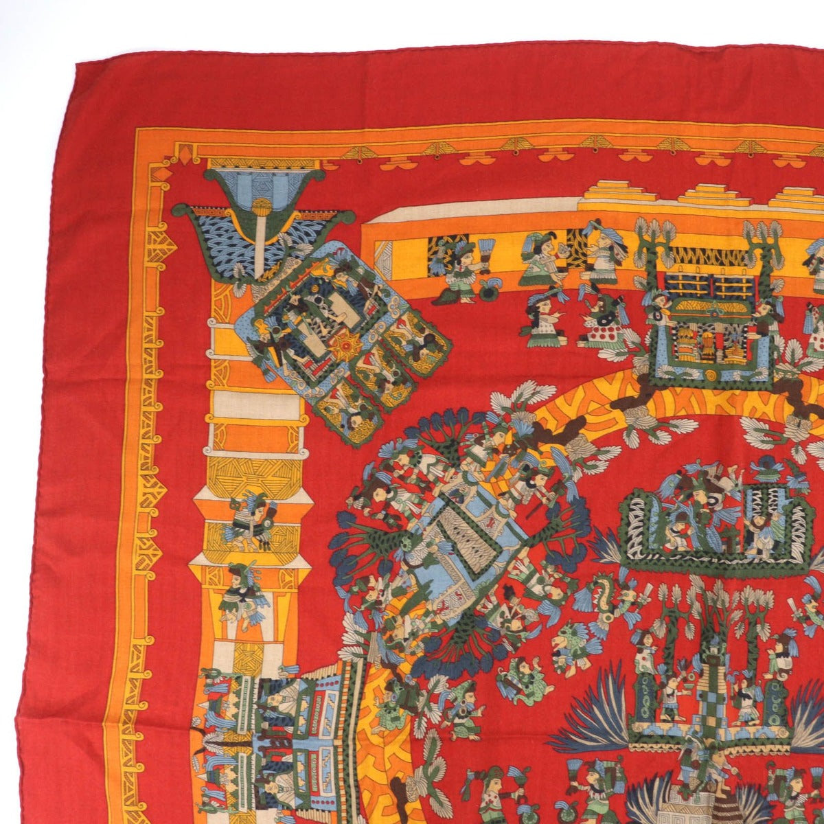 Hermes Carre Astres Et Soleils Celestial Bodies and the Sun Cashmere — view 2