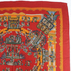 Hermes Carre Astres Et Soleils Celestial Bodies and the Sun Cashmere — view 3