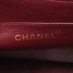 Chanel Shoulder Bag Bias Stitch CC Logo Black Lambskin — view 4