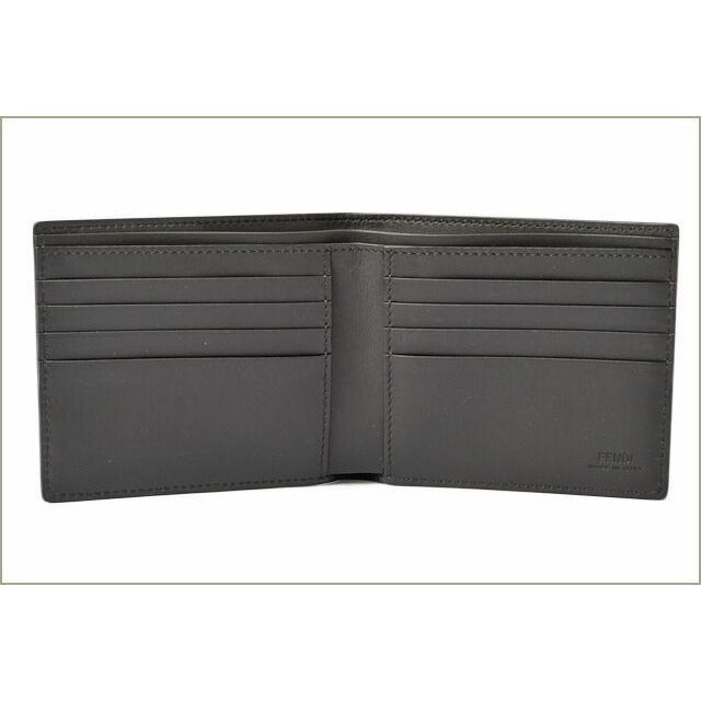 Fendi Wallet Foldable 7 M0169 Vocabulary Chien Ti Yellow Black — view 2