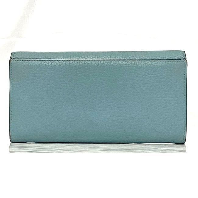 Christian Dior Foldable Long Wallet Light Blue — view 2