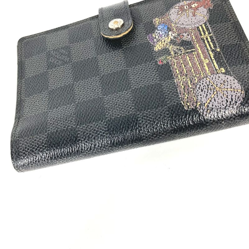 Louis Vuitton Notebook Cover Illustre Agenda PM Damier Graphite Canvas — view 8