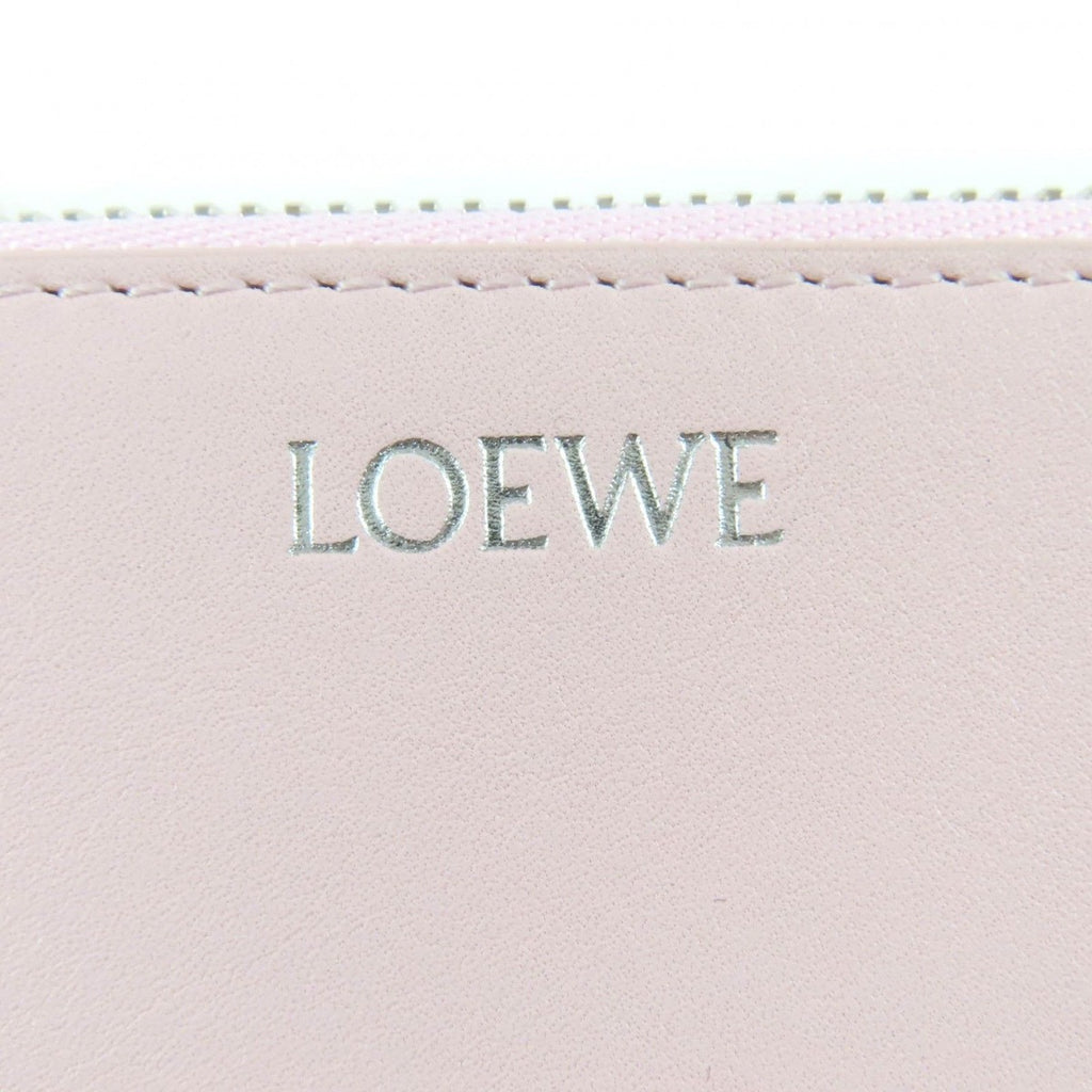 Loewe Pebble Coin Card Holder Shiny Napa Cafe Blossom Anagram Zip — view 7