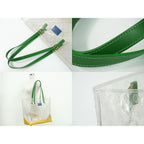 Louis Vuitton LV Cabas Brazil Monogram Vinyl Leather Shoulder Bag Tote Clear — view 6