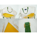 Louis Vuitton LV Cabas Brazil Monogram Vinyl Leather Shoulder Bag Tote Clear — view 8