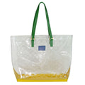 Louis Vuitton LV Cabas Brazil Monogram Vinyl Leather Shoulder Bag Tote Clear
